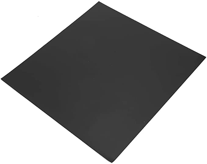 Print Surface For 3D Printer 300x300mm - 3mm Black