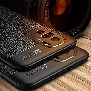 Xiaomi Redmi K40, Premium quality Case From GrabMobily -,Silicone Shockproof Cover Durable Ultra Thin Carbon Fiber Brushed Protection Case -Slip-Resistant - Original New cover - Black