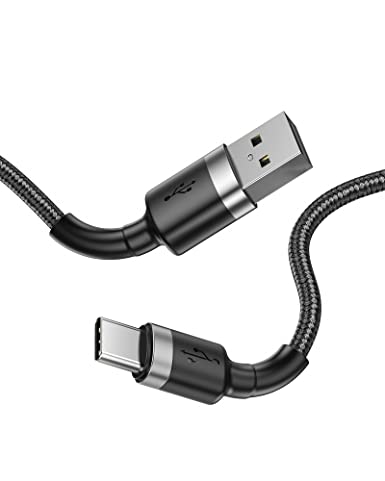 USB Type C Cable, Baseus USB C Charging Cable QC 3.0 USB C Data Cable USB Type C 3A Quick Charge Cable Compatible for Samsung Galaxy S21/S10/S9 /S8, Sony Xperia XZ, Google, OnePlus