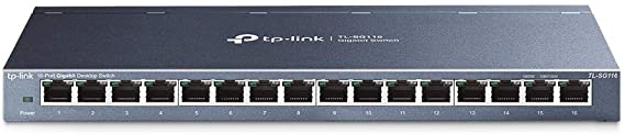 TP-Link Gigabit Desktop Switch (16-Port, TL-SG116)