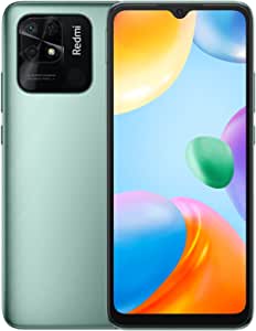 Xiaomi Redmi 10C 4G (Mint Green, 4GB RAM, 64 GB Storage)- Dot Drop Display | 50mp with 5mp Rare Camera