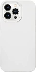 Danbey Liquid Silicone Case Compatible with iPhone 13 Pro Max, 6.7" Inches Display - White