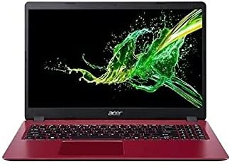 Acer A315/1005G1 Intel Core i3 Aspire 3 Notebook (10th Gen, 1.20GHz Up to 3.40GHz, 4GB DDR4 RAM, 1TB Hdd Storage, 15.6in Display, Win 10 Home, Red)