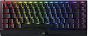 BlackWidow V3 Mini HyperSpeed Mechanical Gaming Keyboard (Keyboard with Razer Green Switches, RGB Chroma Lighting) - UK Keyboard
