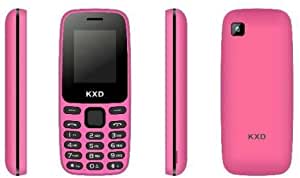 KXD Dual Sim, Memory Card and Camera M1 with Pronouncement of Presidents' Letters for Unable Reading) rose red)