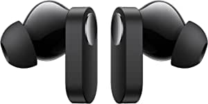 OnePlus Nord Buds |True Wireless Earbuds | 12.4mm Titanium Drivers | Playback: Up to 30hr case| 4-Mic Design + AI Noise Cancellation| IP55 Rating |Fast Charging: 10min for 5hr Playback (Black Slate)