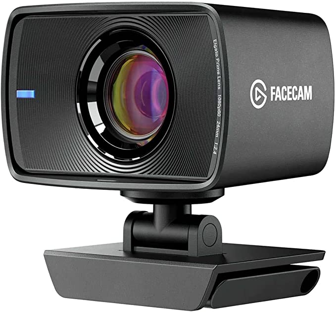 Elgato Facecam - True 1080p60 Full HD webcam, Sony® sensor, fixed-focus glass lens, optimised for indoor lighting, onboard memory, detachable USB-C