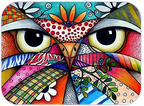 Creative Handcraft Mouse Pad from Creative Handcraft - Pure Rubber Mouse Pad - Owl 7