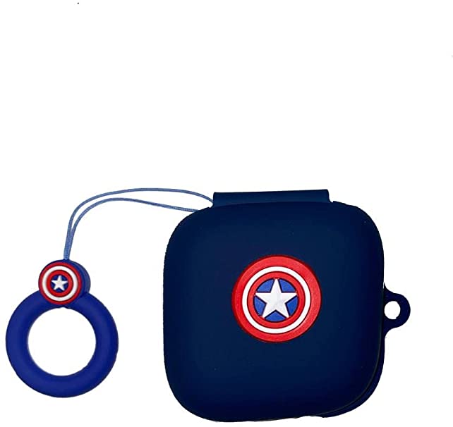 Suitable for OPPO Enco W51 bluetooth headset Silicone Protective Soft Case - Navy Blue