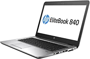 HP EliteBook Business 840 G3 T6F48UT#ABA Laptop (Windows 10, Intel Core i5-6300U, 14" OLED Screen, Storage: 256 GB, RAM: 8 GB) Black/Grey