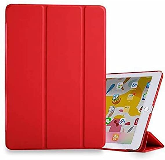 Smart Case For Apple iPad Pro 12.9 - Model ( 2015 - 2017 ) (1st - 2nd Generation) Auto ( Sleep and Wake ) - Red