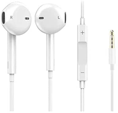 High Quality Ear Headphones with Remote & Microphone Compatible with Apple iPhone 6s/ Plus / 6/ 5s/ SE/ 5c/ iPad, Samsung/ MP3/ MP4/ MP5