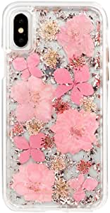 Case-Mate iPhone X Case - KARAT PETALS - Made with Real Flowers - Slim Protective Design - Apple iPhone 10 - Pink Petals