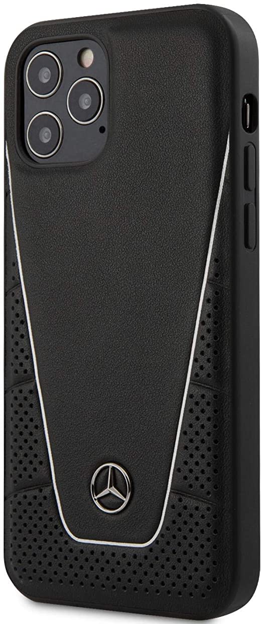 Mercedes MEHCP12MCLSSI Hard Case Dynamic Line Case for iPhone 12/12 Pro 6.1 Inches Black