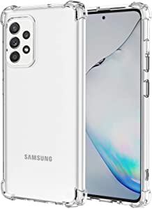 Yznoek for Galaxy A33 5G Case,Samsung A33 Phone Case,Shock Absorption Rubber Soft TPU Gasbag Protection Silicone Phone Case Cover for Samsung Galaxy A33 5G (Transparent)