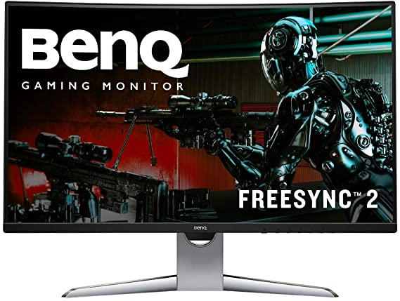 BenQ EX3203R 32 inch 144Hz Curved Gaming Monitor | WQHD (2560 x 1440) | FreeSync 2 | DisplayHDR 400 (31.5" Display)