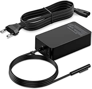 44W Surface Charger Adapter for Microsoft Surface Pro 3/4/5/6/7 Surface Laptop 3 2 1 Surface Book, Surface Go 1 2 Supply