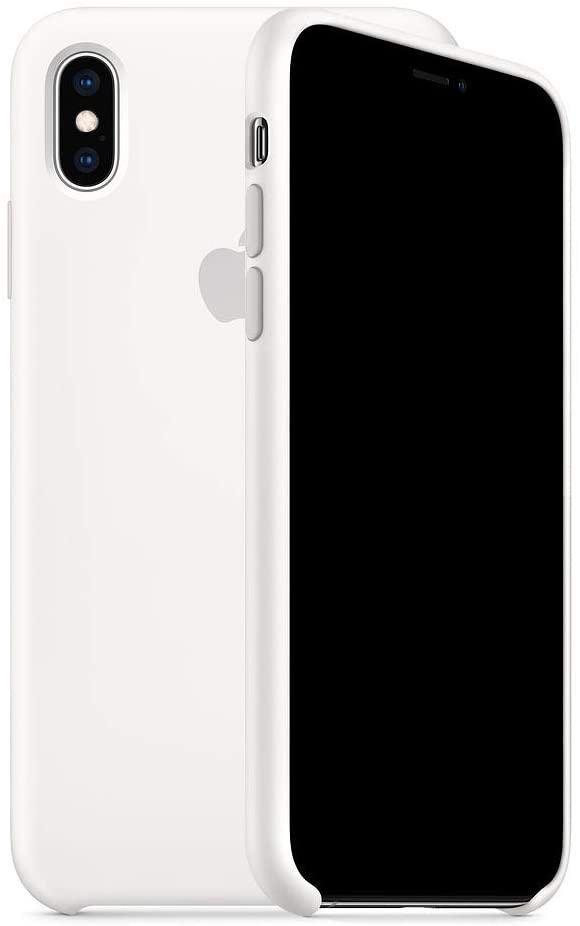 Xs Silicone Case Compatible with Apple iPhone X/Xs Silicone Cases Protective Phone Cover 5.8 inch (White)