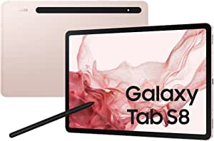 Samsung Galaxy Tab S8 Tablet Android 11 Zoll 5G RAM 8GB 256GB Tablet Android 12 Pink Gold