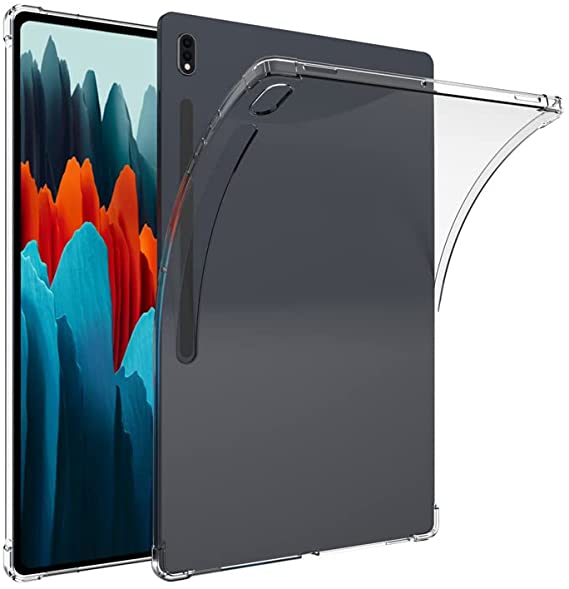 OIATROE Case for Samsung Galaxy Tab S8 Ultra, Ultra Silm Soft Cover,Anti-Scratch Tablet Case for Samsung Galaxy Tab S8 Ultra - Transparent