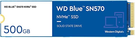 WD Blue SN570 NVMe SSD 500GB