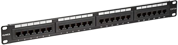 Kuwes Panel Patch Standard CAT6 Copper 24 Port Utp