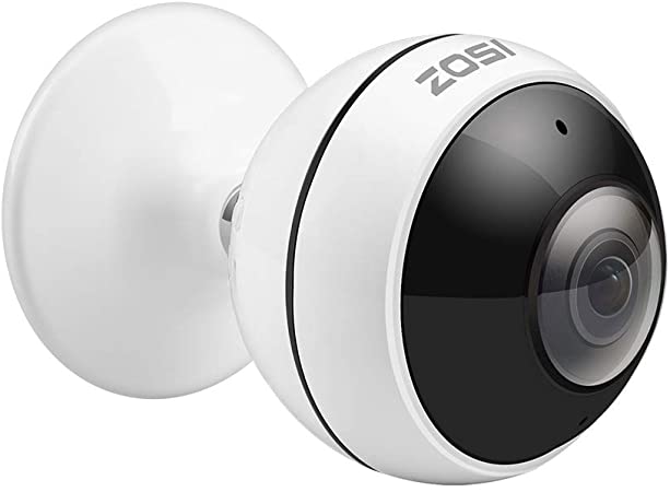 ZOSI 3MP Ultra HD 360 Full Degree View angel CCTV Wireless IP Camera, WiFi Panoramic Fisheye Video Surveillance Camera