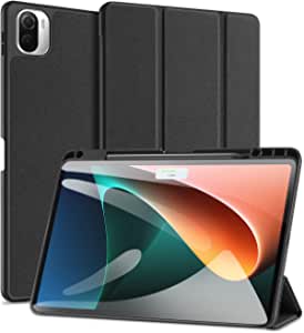 Case for Xiaomi Mi Pad 5 / Mi Pad 5 Pro 11" 2021, DUX DUCIS Slim Magnetic Soft TPU Protect Case with Pen Holder for Xiaomi Mi Pad 5 / Mi Pad 5 Pro 11", Multi-angle Front Support Cover (Black)