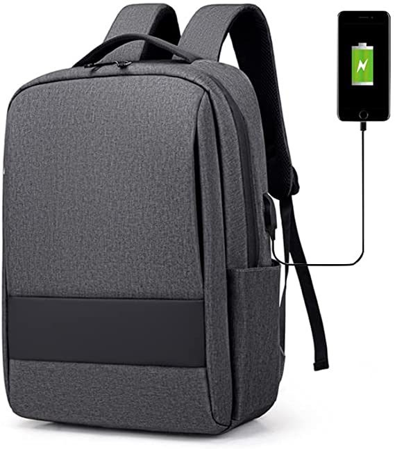 backpack fashion Laptop school bags for men (grey)