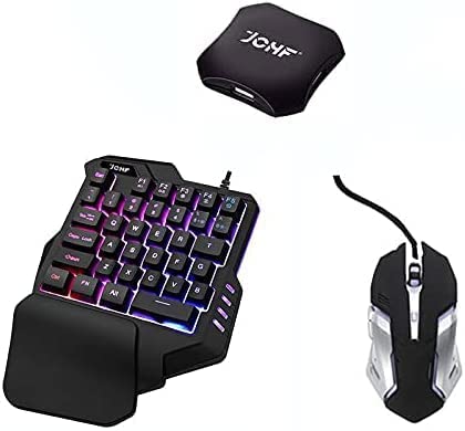 JCHF Gaming Bluetooth Keyboard And Mouse Converter For Android & IOS Pubg Mobile Game Controller