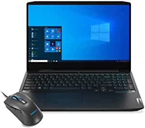 Lenovo IdeaPad Gaming 3 15IMH05 Gaming Laptop - i5-10300H - 8GB - 128GB SSD + 1TB HDD - 15.6 FHD 120Hz - GTX 1650 Ti 4GB - DOS – Black + Mouse - 2Yrs
