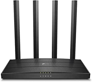 TP-Link AC1200 Wireless Dual Band Full Gigabit Wi-Fi Router, Wi-Fi Speed Up to 867 Mbps/5 GHz + 300 Mbps/2.4 GHz, 4+1 Gigabit Ports, Dual-Core CPU, Parental Control, Easy setup (Archer C6)