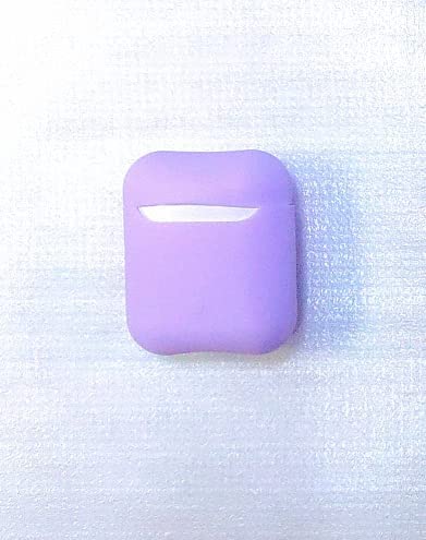 Protective Silicone AirPods Case separate head Purple