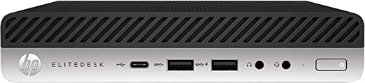 HP EliteDesk 800 G4 Mini Desktop– Intel Core i5 8500T (6 Cores, 3.5GHz), Intel UHD Graphics, 16GB DDR4, 512GB SSD, Wireless 11ac & Bluetooth 5.0 with Dual Enhanced Dual Antenna, Windows 10 Pro