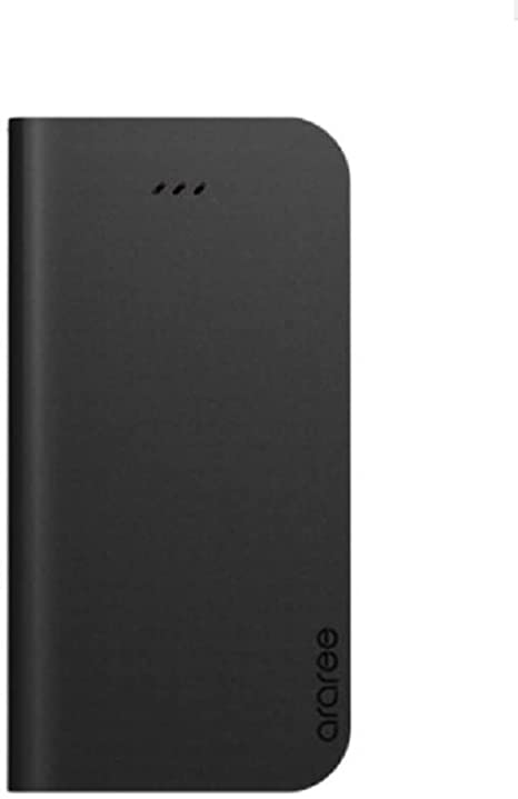 IPhone 6 / IPhone 6S, Cover Flip Wallet Card Slots Magnetic Closure Inner Stand Cover, Premium Quality Case From GrabMobily, Slip-Resistant - Black