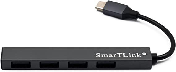 SmarTLink 4 Ports USB Type C 2.0 Metal Hub