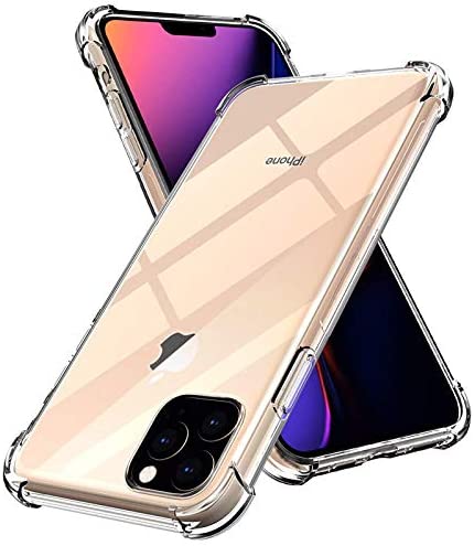 CLEAR CASE For iPhone 12 and iPhone 12 Pro 6''1 Bumper Protector Silicone Cover