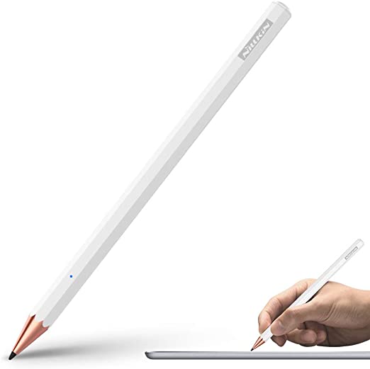 Nillkin Stylus pens for iPad, Active Pencil for iPad with Palm Rejection iPad Pencil, Compatible with 2018-2020 for iPad Pro, iPad 8th/7th/iPad Air 3rd 11/12.9 Pen for iPad with Gift Pencil Grip Tips