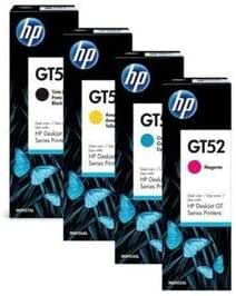 4-Piece GT53/GT52 Ink Cartridge For Deskjet GT Series Printers Set Multicolor