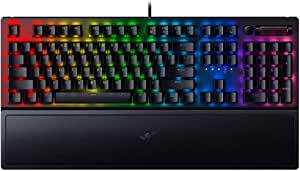 Razer BlackWidow V3 Chroma Mechanical Gaming Keyboard Green Switch Black US (Renewed)