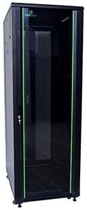 ProRack 42U 800 * 800 Standing Server Rack with Glass Door, 4 fans, 1 shelf, and 1 PDU 8 outlet (Not installed)