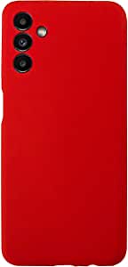 Ftonglogy for Samsung Galaxy A13 5G Case, Premium Soft Liquid Silicone Slim Precision Fit Women Girls Designed Drop Protection Phone Case for Samsung Galaxy A13 5G (Red)