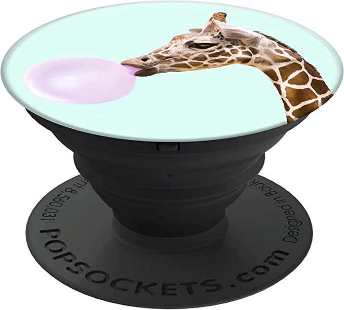 PopSockets: Collapsible Grip & Stand for Phones and Tablets - Bubblegum Giraffe