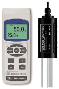 Digital Soil Moisture Meter With SD card logger Soil Moisture Recorder Meter Model : MS-7004SD Made Taiwan