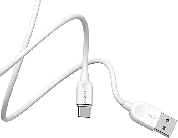Borofone BX14 Linkjet Type-C USB Cable Data And Charger 2 Meter 3A - White