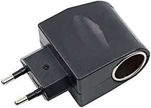 DC EU plug auto adapter converter home car cigarette lighter power socket with 12V