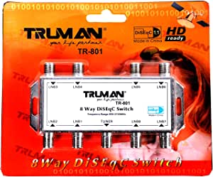 Truman - TR-801 Diseqc Switch - 8 Ports - Silver
