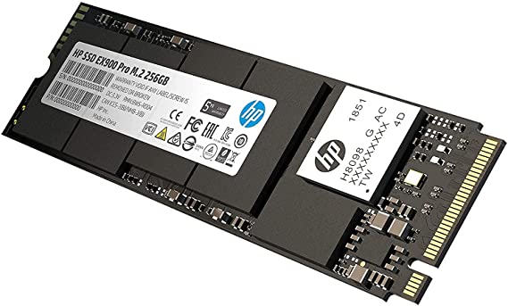 HP EX900 Pro 256GB NVMe Internal PC SSD - Gen3 x4 PCIe, M.2 2280, 3D NAND, Up to 1960 MB/s