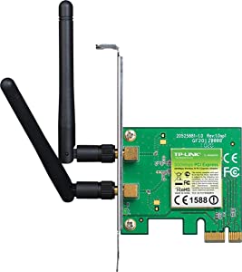 Tp-link Tl-wn881nd 300mbps Wireless N Pci Express Adapter (black & Green)