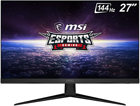 MSI Optix Gaming Monitor 27in 144Hz 1ms IPS Flat 1080P FreeSync 2HDMI 1DP 250Nit